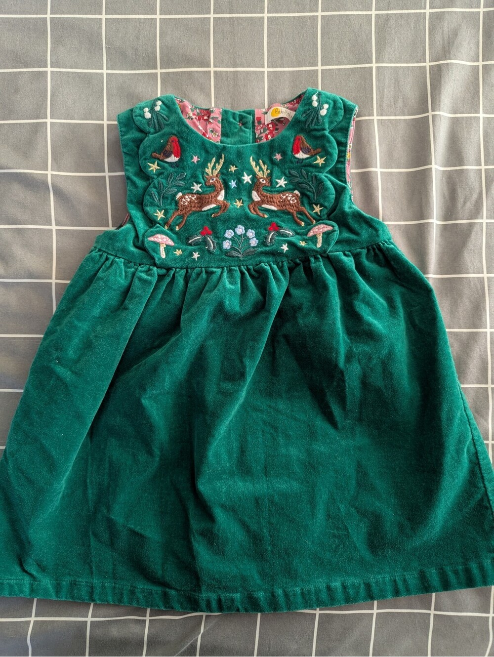 Boden velvet Christmas dress